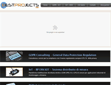 Tablet Screenshot of bestprojects.it